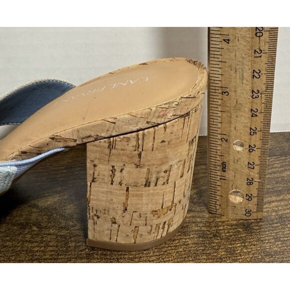 Lane Bryant Dream Cloud Cross-Front Denim Clog Heel Size 8 - Picture 10 of 10